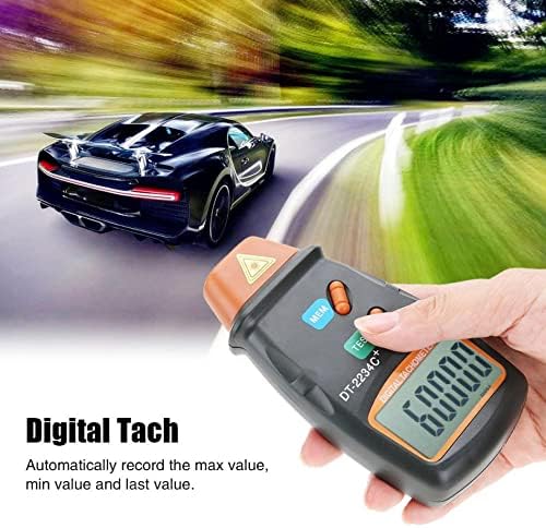 AGPtek® Professional Digital Laser Photo Tachometer Non Contact RPM Tach