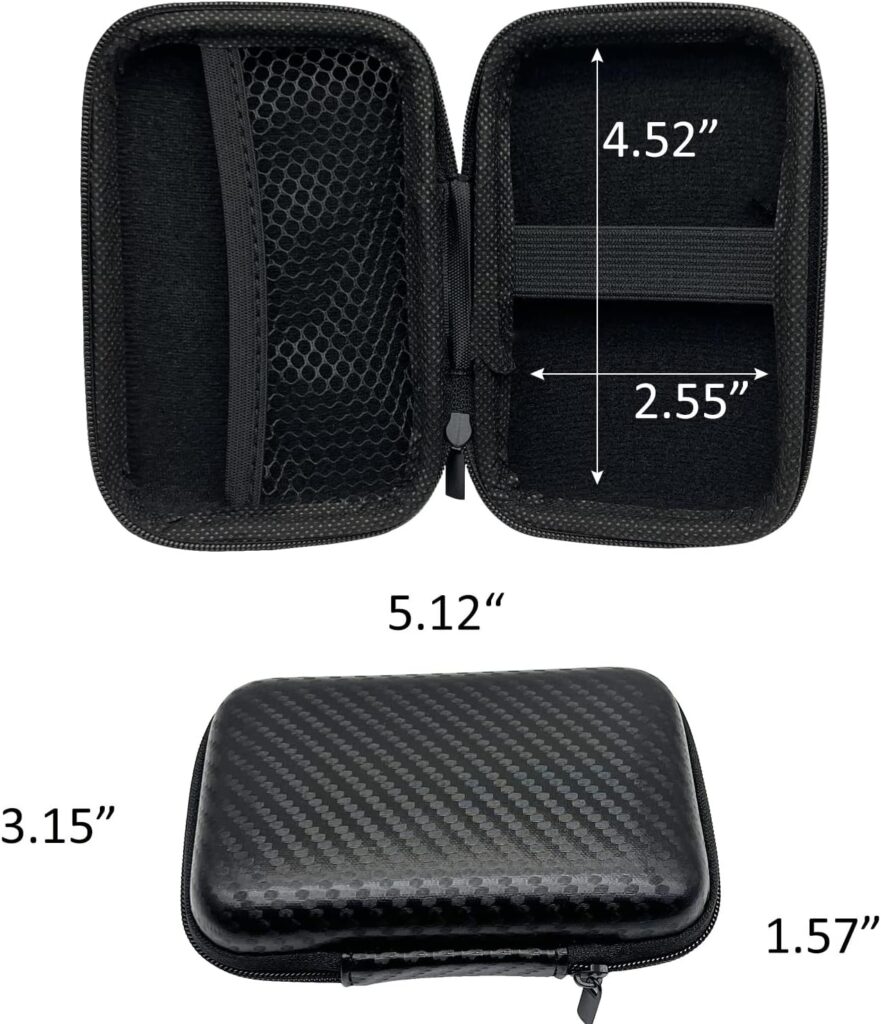 Anemometer Travel Case Hard Protective Case for 816/818 Series Wind Speed Meter Organize Bag