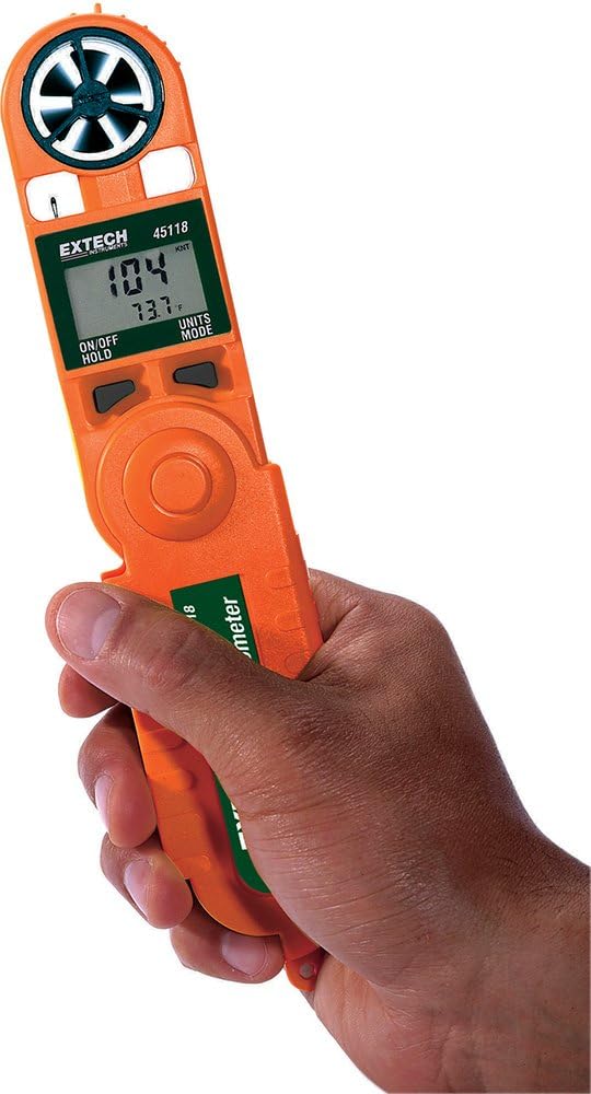 Extech 45118 Mini Waterproof Thermo Anemometer
