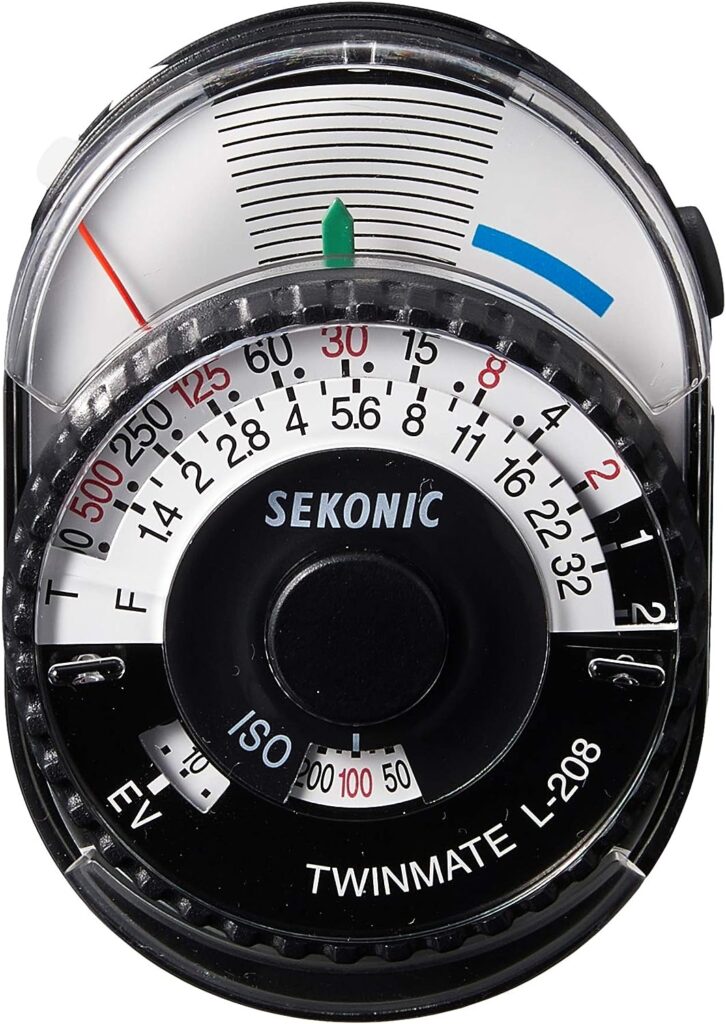 Sekonic 401-208 Twin Mate Light Meter (Black/White)