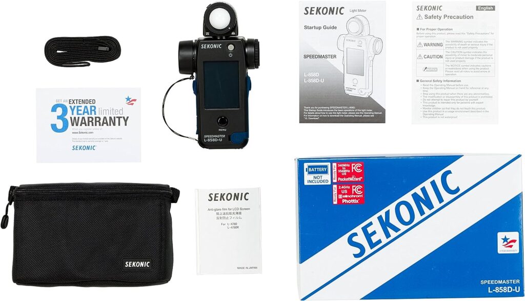 Sekonic Speedmaster L-858D-U Light Meter (401-858) Sekonic Speedmaster L-858D-U Light Meter (401-858)