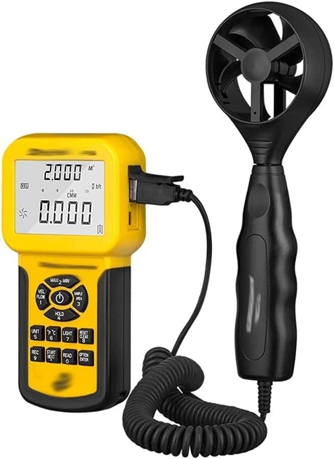 ARTREP Digital Wind Speed Air Volume Meter Anemometer Handheld with Data Logger and Carry Case