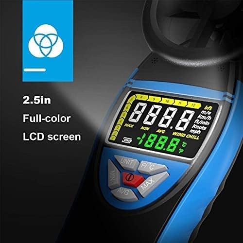 Digital Anemometer Wind Meter Gauge for Shooting Boats for Wind Speed Temperature Chill Tester,Digital Anemometer Handheld Wind Speed Wind Temperature Anemometer high Accuracy 0-30m/S Digital Anemometer Wind Meter Gauge for Shooting Boats for Wind Speed Temperature Chill Tester,Digital Anemometer Handheld Wind Speed Wind Temperature Anemometer high Accuracy 0-30m/S