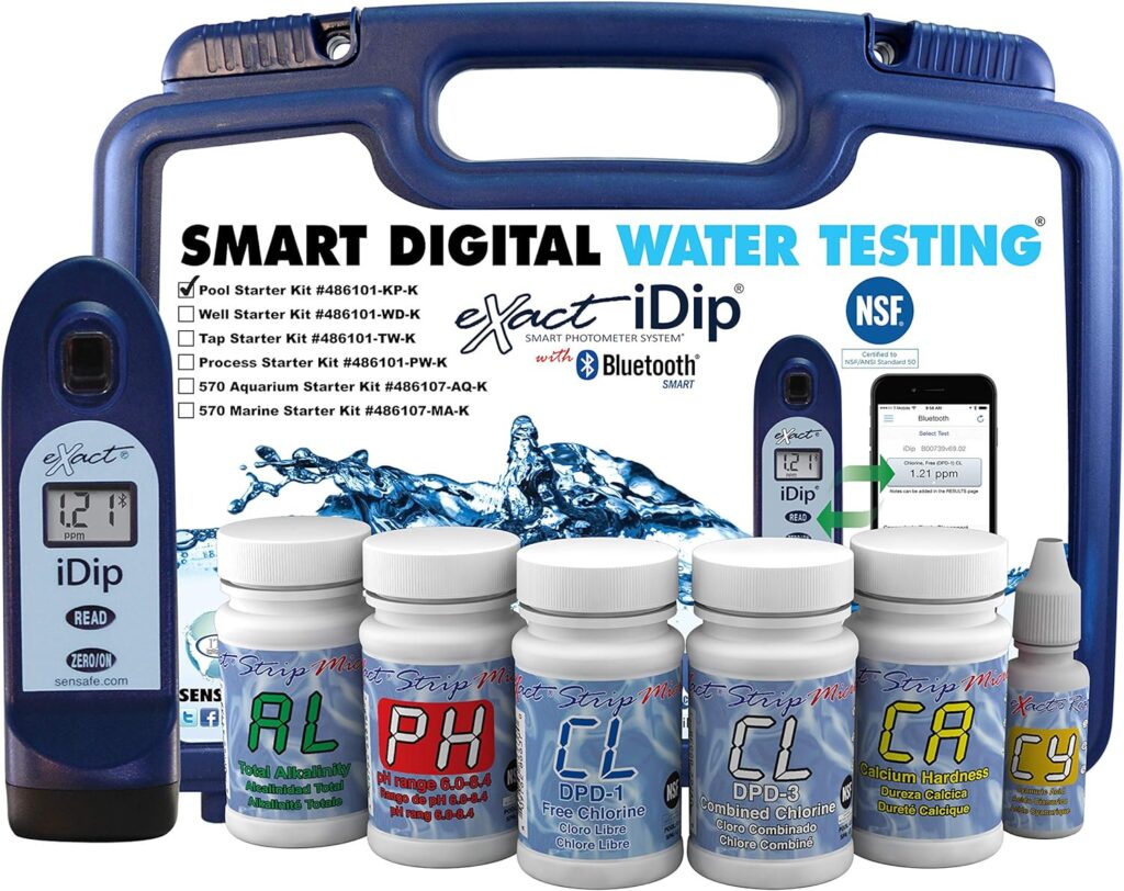Industrial Test Systems eXact iDip Photometer 486101-KP-K Pool Starter Kit with Meter