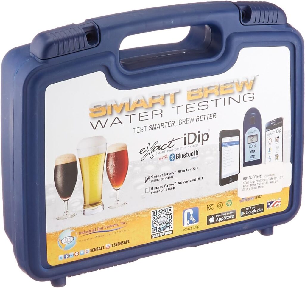 Industrial Test Systems eXact® iDip Photometer 486101-SB Smart Brew Starter Kit with pH Strip Without Meter Industrial Test Systems eXact® iDip Photometer 486101-SB Smart Brew Starter Kit with pH Strip Without Meter