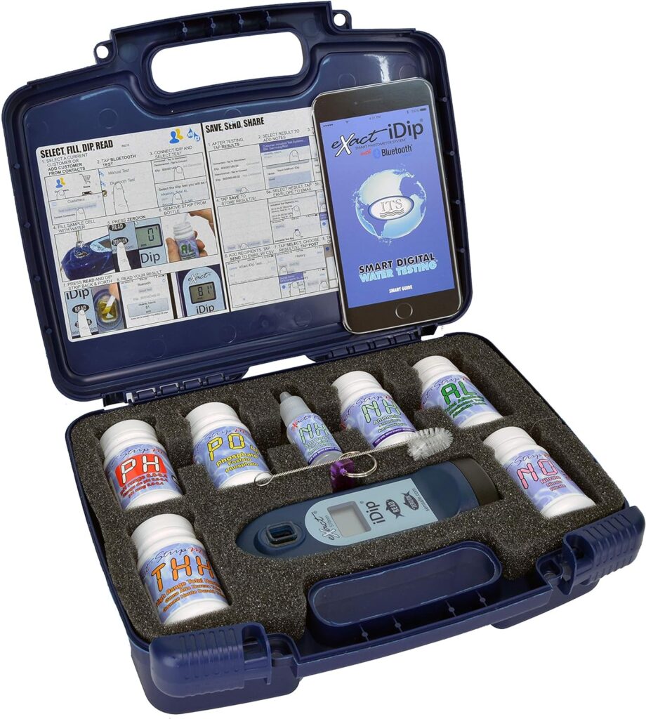 ITS 486107-AQ-K eXact iDip 570 Photometer Freshwater Aquarium  Pond Starter Kit | Bluetooth | 6-Parameters and More