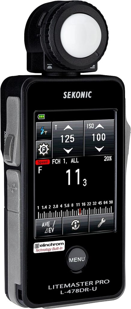 Sekonic L-478DR-U-EL Lightmeter For Elinchrom With Exclusive 3-Year Warranty