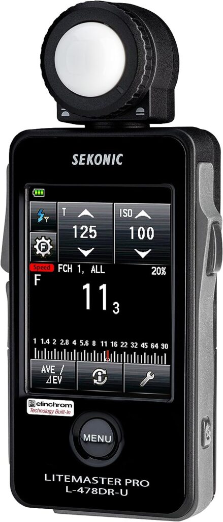 Sekonic L-478DR-U-EL Lightmeter For Elinchrom With Exclusive 3-Year Warranty