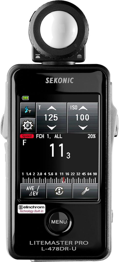 Sekonic L-478DR-U-EL Lightmeter For Elinchrom With Exclusive 3-Year Warranty
