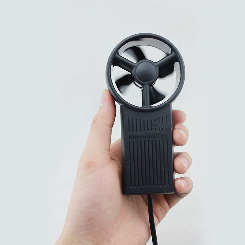 WSMLA Digital Anemometer with Vane Wind Speed Meter for Measuring Wind Speed Temperature Wind Chill with Backlight WSMLA Digital Anemometer with Vane Wind Speed Meter for Measuring Wind Speed Temperature Wind Chill with Backlight