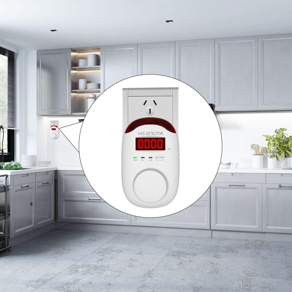 3 Packs Natural Gas Detector - Gas Leak Detector for Home,RV, Gas Detectors for Home Natural Gas,Combustible Gas Detector for LNG, LPG,Propane,Methane.