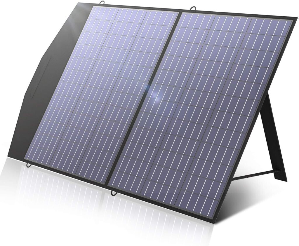 ALLPOWERS SP027 IP66 Solar Panel kit with MC-4 Output, 100W, Portable ,Foldable , 22% Efficiency Module for Outdoor Camping, Power Station, Laptops, Motorhome, RV