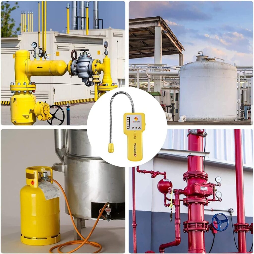 Gas Leak Detector  Natural Gas Detector: Portable Gas Sniffer to Locate Leaks of Multiple Combustible Gases Like Propane, Methane, LPG, LNG, Fuel, Sewer Gas with 12 Flexible Sensor Neck - Amazon.com