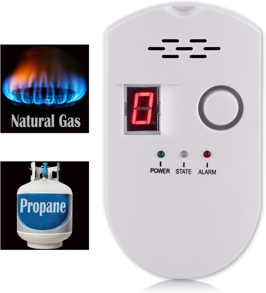 Natural Gas Detector, Propane Detectors for Home,Natural Gas Propane Leak Alarm for Home Kitchen, High Sensitivity Natural Gas Propane Leak Detection - Amazon.com