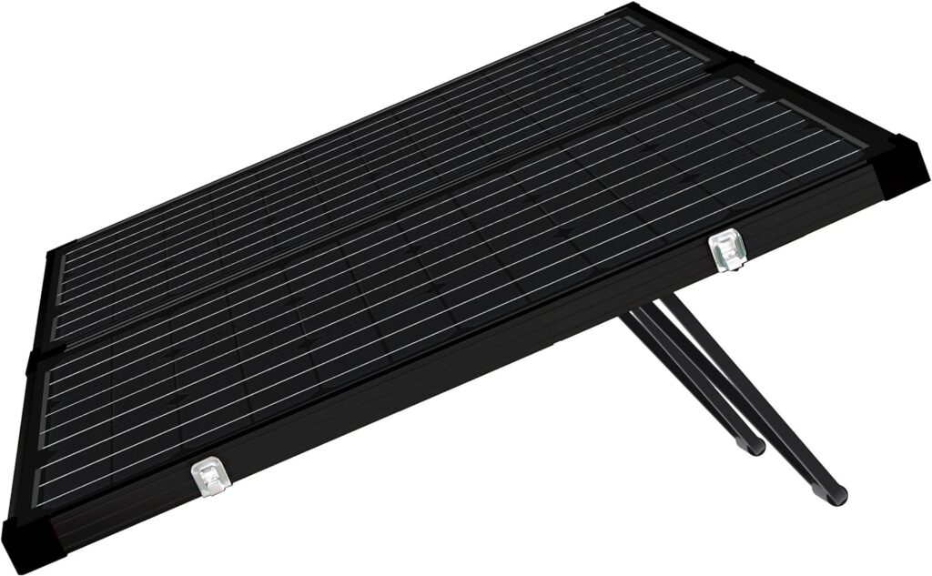 Nature Power 40-watt Portable Monocrystalline Solar Panel for 12-Volt Charging in Briefcase Design