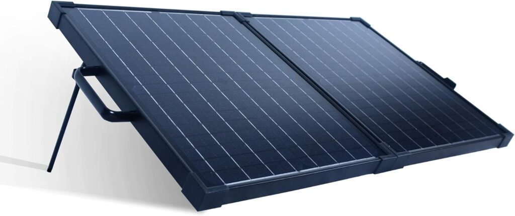 Nature Power 40-watt Portable Monocrystalline Solar Panel for 12-Volt Charging in Briefcase Design