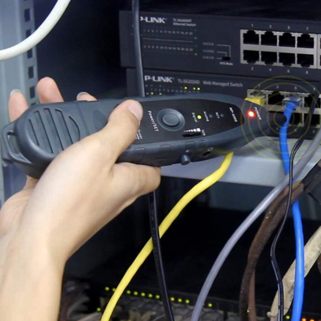 NOYAFA Advanced Network Cable Tester With PoE NCV  Lamp For CAT5e/CAT6/CAT6a, Multifunction Wire Tracker Cable Tester For Tracker Underground Telephone Line Finder Home Repair: Industrial  Scientific