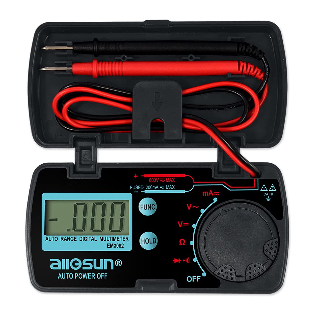 ALLOSUN Pocket Size Compact Digital Multimeter Auto Range Multi Continuity Tester (EM3082 (auto Range)) ALLOSUN Pocket Size Compact Digital Multimeter Auto Range Multi Continuity Tester (EM3082 (auto Range))