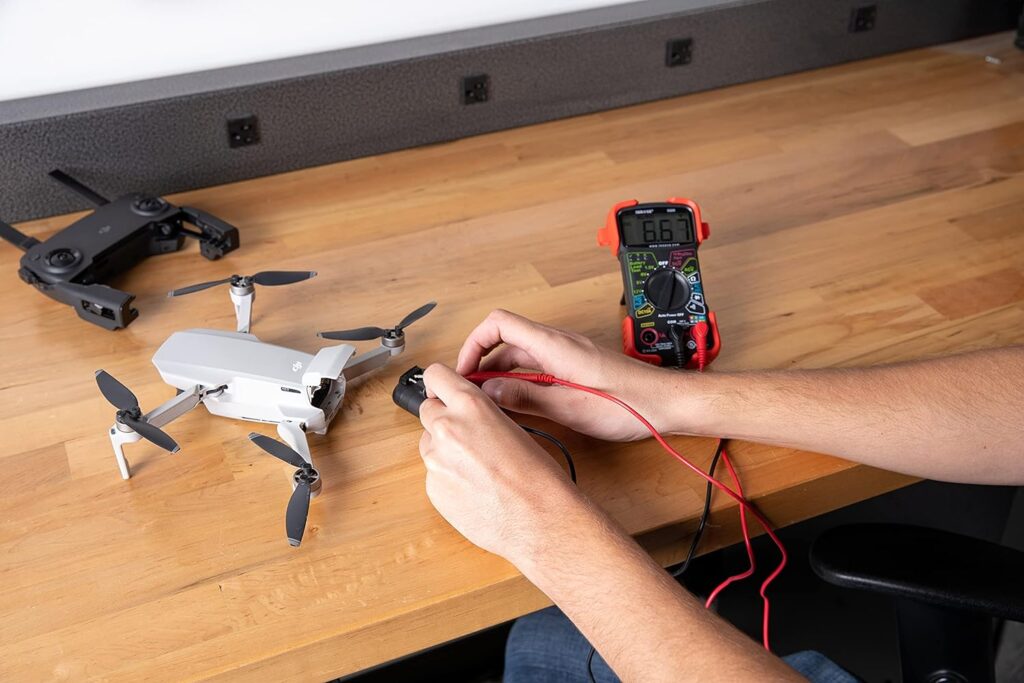 INNOVA 3320 Auto-Ranging Digital Multimeter, Red  Black