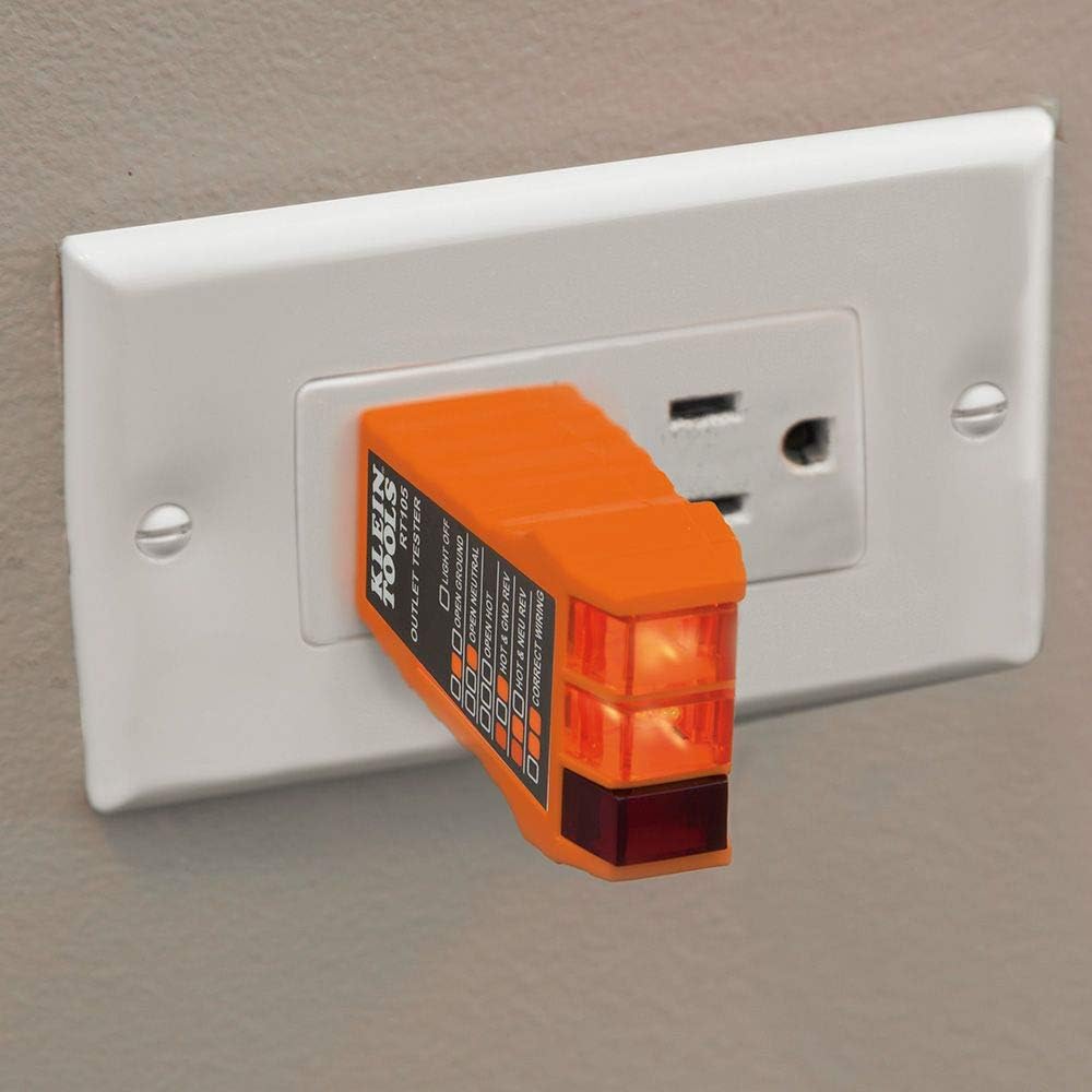 Klein Tools 69149P Electrical Test Kit with Digital Multimeter, Noncontact Voltage Tester and Electrical Outlet Tester, Leads and Batteries, Green,Red