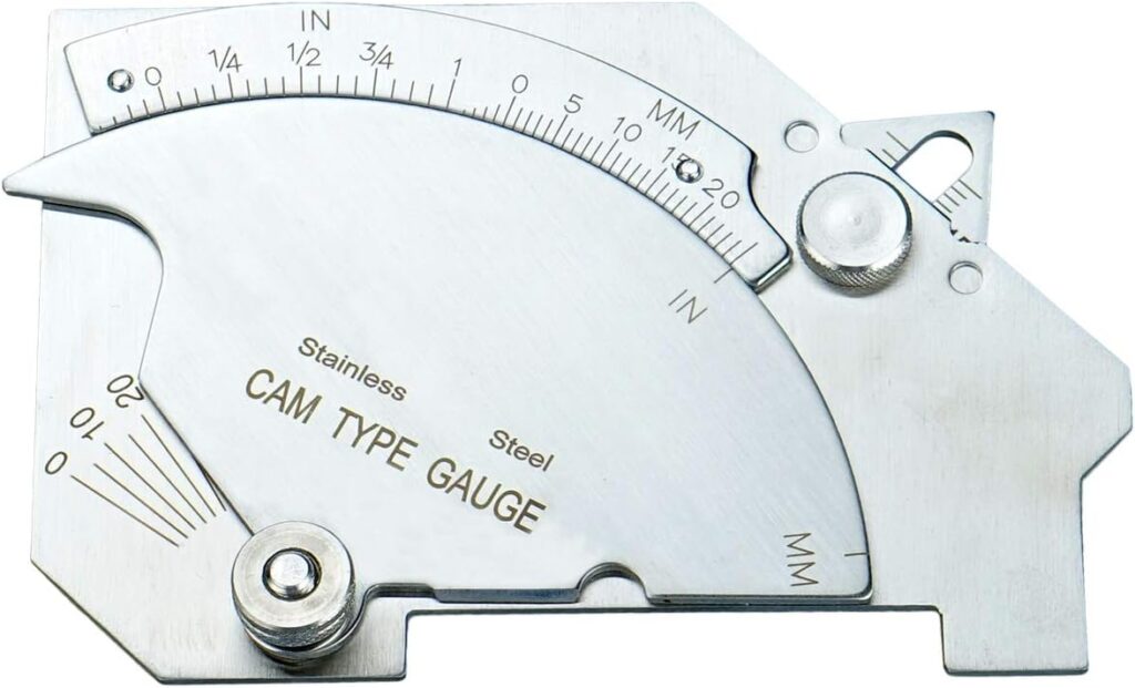 MG-8 Welding Gauge InchMetric Bridge Cam Test Ulnar Measurement Tools Inspection for Welded Surfaces Joints