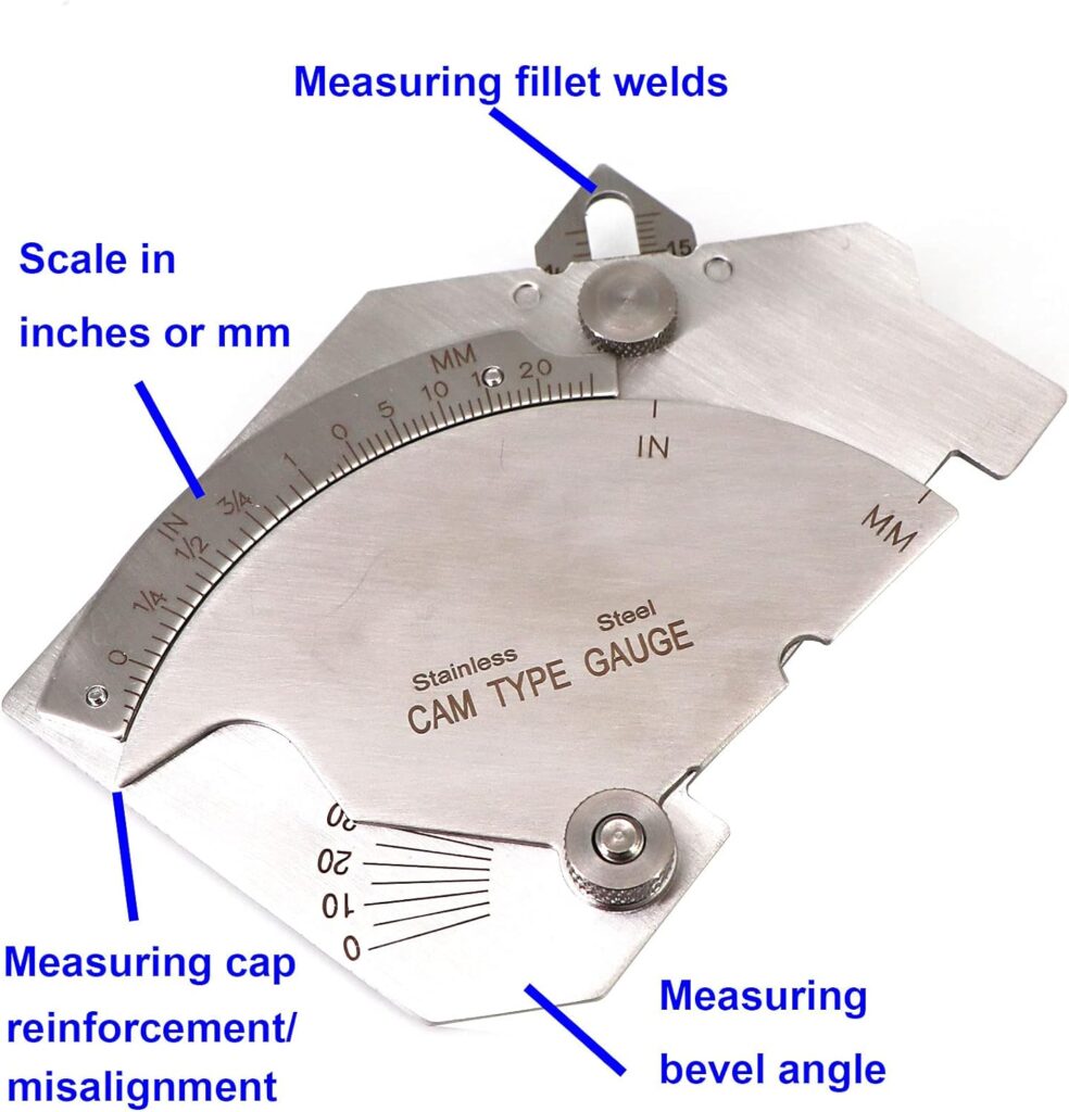 Tektall Stainless Bridge Cam Gage Test Ulnar Welding Inspection Gauge Top Quality accurate MG-8 Tektall Stainless Bridge Cam Gage Test Ulnar Welding Inspection Gauge Top Quality accurate MG-8