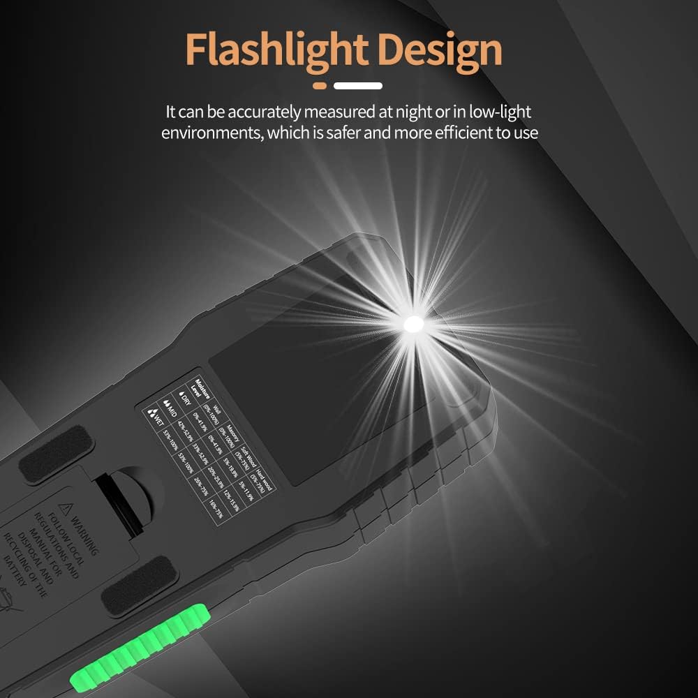 Wood Moisture Meter, Firewood Moisture Tester, Drywall Moisture Detector Professional Moisture Content Meter Lumber Logs Concrete Floors Carpet Ceiling Building Material Hardwood (Pin-type) Wood Moisture Meter, Firewood Moisture Tester, Drywall Moisture Detector Professional Moisture Content Meter Lumber Logs Concrete Floors Carpet Ceiling Building Material Hardwood (Pin-type)