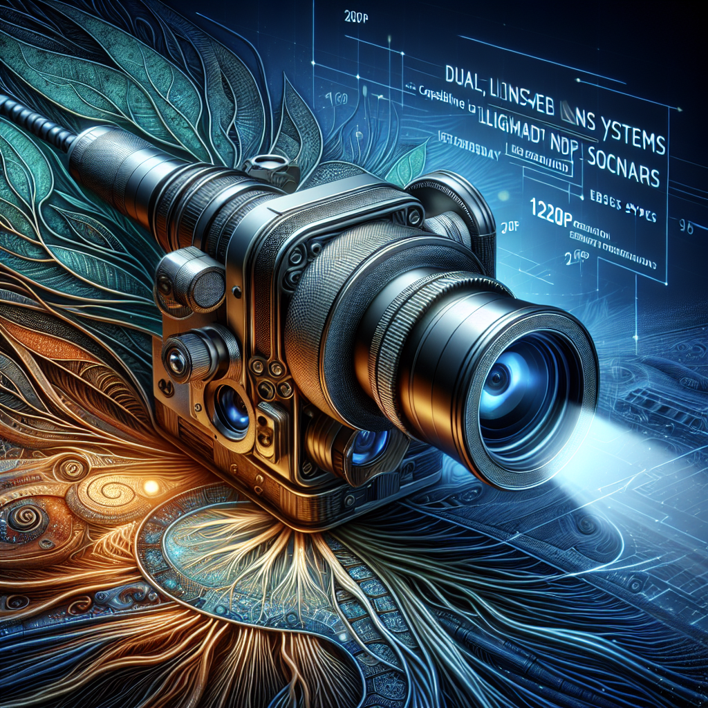 [Dual-Lens] Borescope,Endoscope Camera with Light,1920P Inspection Camera with 8+1 Adjustable LED Lights, Endoscope with 16.5ft Semi-Rigid Cable Waterproof Snake Camera for iPhone, iPad, Samsung