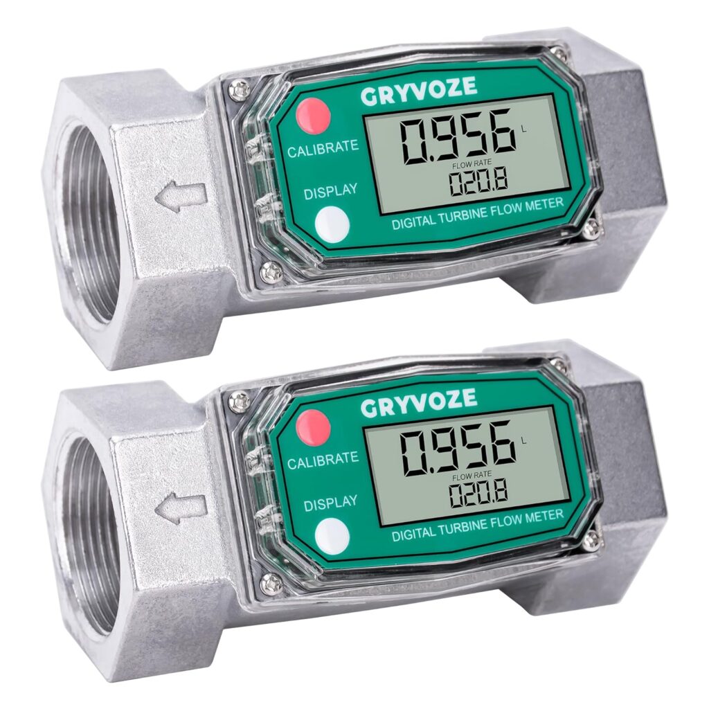 Xuhal Digital Turbine Flow Meter Review - Testing Measuring and ...